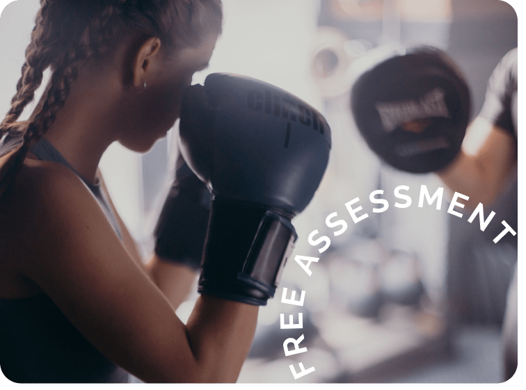 Boxing and fitness class in action at a Dubai personal training studio